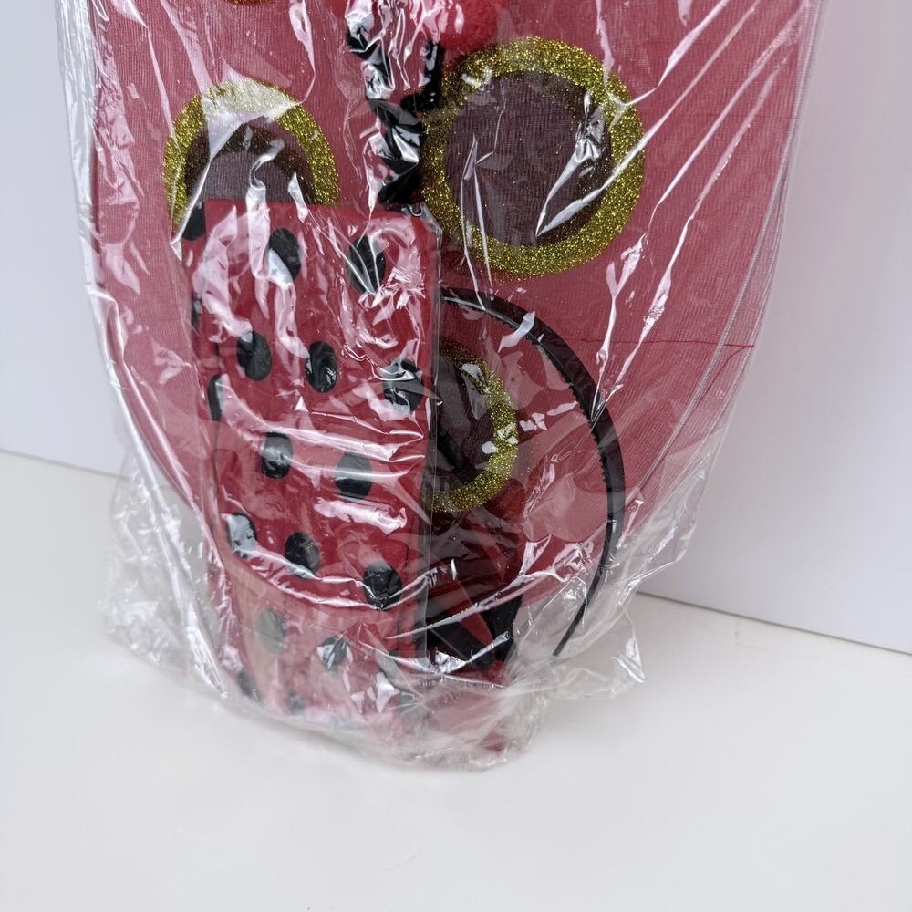 NWT Leg Avenue Daisy Bug Ladybug Costume 4pc Set w/ Wings & Headband M/L - Picture 6 of 10